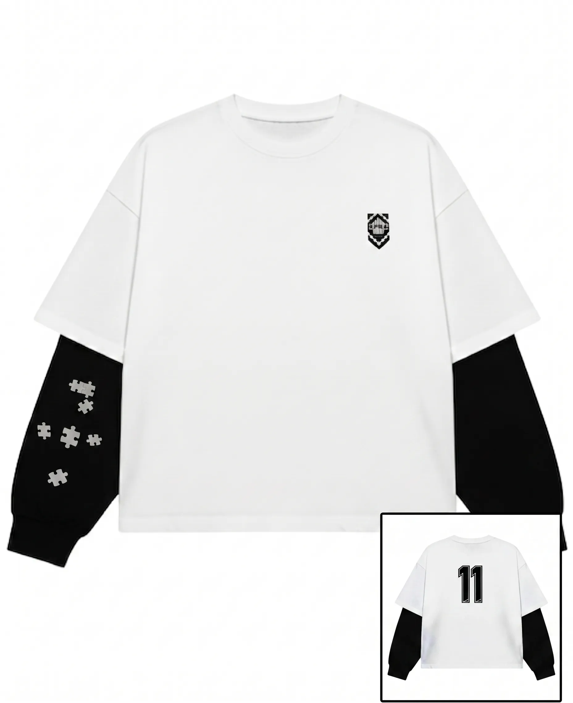 Bluelock Dr sleve Tee detail 1