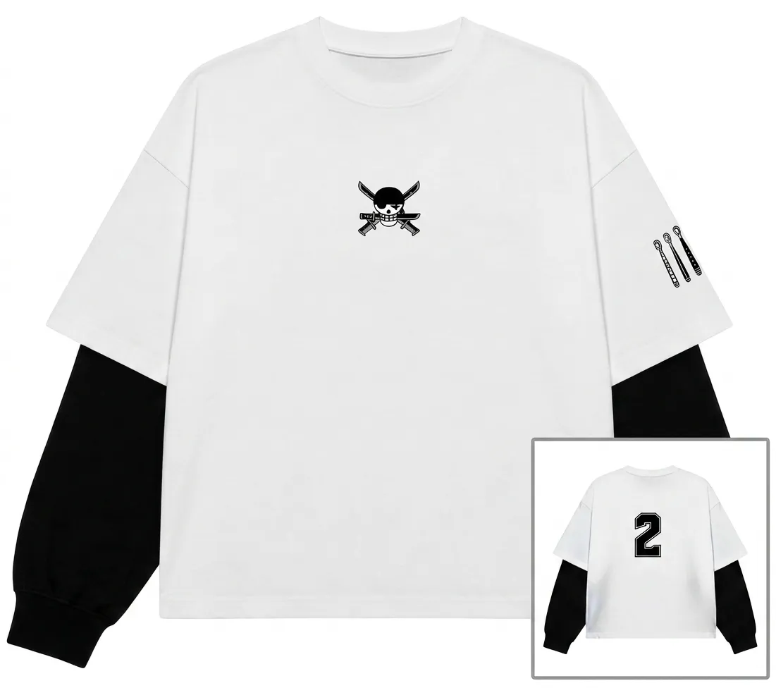 Zoro Dr sleve Tee detail 1